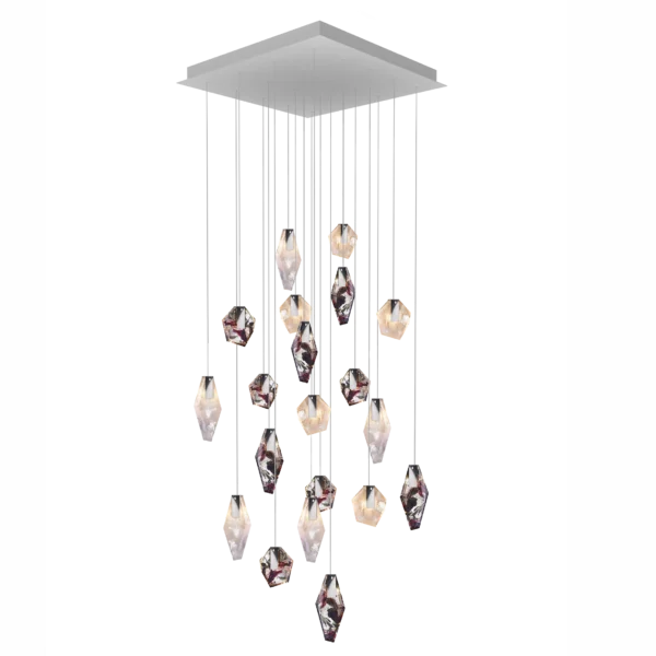 BOMMA FRAGMENTS Chandelier_20PCS CANOPY_bw+silver copy